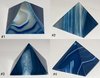 Blue Agate - Pyramid (Brazil, 2-1/4" to 2-1/2")