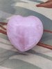 Rose Quartz - Puffy Heart (1-1/2")