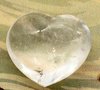 Crystal Quartz - Puffy Heart (1-1/2")